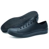 Shoes For Crews Delray Unisex Werkschoenen Gr. 40 - 40 zwart Leer 38649-40