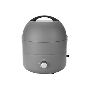 TAINO Grill-to-Go draagbare gasbarbecue grijs - grijs Staal 93567