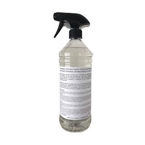 Merkloos Universele antibacteriële oppervlaktereiniger, met spraykop, fles van 1 liter, Pak van 11 - 1290202016001