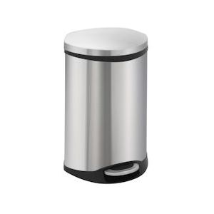 EKO Shell Bin Prullenbak - 18 l - Mat RVS