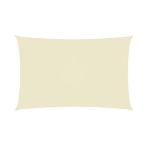 vidaXL Zonnescherm rechthoekig 4x7 m oxford stof crèmekleurig - beige 135218