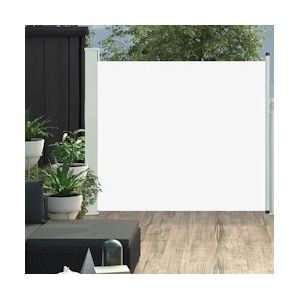 vidaXL Tuinscherm uittrekbaar 100x300 cm crème - beige 48371