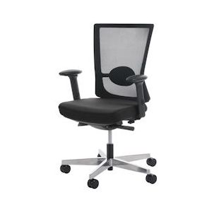 Mendler Bureaustoel MERRYFAIR Forte, bureaustoel, schuiffunctie ergonomisch ~ zwart - zwart Weefsel 44373