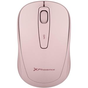 PHOENIX TECHNOLOGIES Phoenix M250 Raton Inalambrico 2.4 Ghz Ontvanger Usb Hasta 1600 Dpi Compatibel Con Pc Mac Porttil Kleur Roze - PHM250-P
