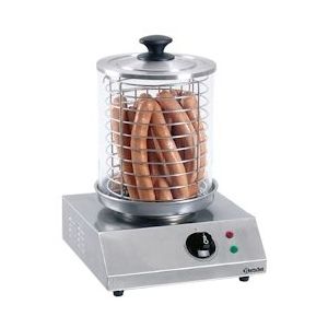 Bartscher Hotdogkoker | Hoekig | Elektrisch | 230V | 280x280x355(h)mm - A120406