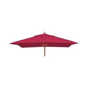 Mendler Vervangingshoes voor horeca parasol HWC-C57, parasolhoes, vierkant 4x4m polyester 3kg ~ bordeaux - rood Textiel 76672