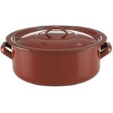 Quid Clasico Esmalte - Braadpan Uit Geëmailleerd Staal, 12 Cm- 0,75 Liter - grijs Metaal 4079802