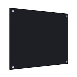 vidaXL-Spatscherm-keuken-70x60-cm-gehard-glas-zwart