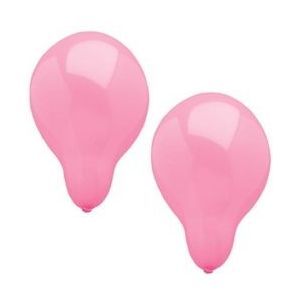 PAPSTAR, Ballonnen Ø 25 cm roze - roze Latex 4002911298886