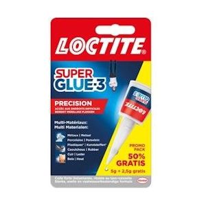 Loctite Secondelijm Super Glue Precision, op blister - blauw Papier 5410091325145