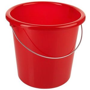 Contacto Economische emmer 10 l, rood - Kunststof 3047/109