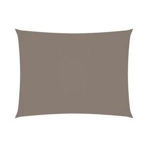 vidaXL Voortent Oxford stof Rechthoekig 5x7 m Taupe - bruin 135440