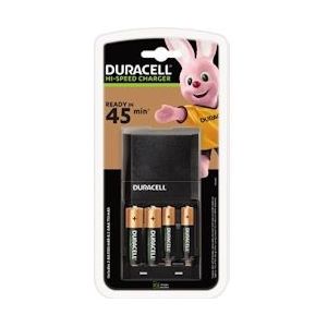 Duracell batterijlader Hi-Speed Advanced Charger, inclusief 2 AA en 2 AAA batterijen, op blister - 036529