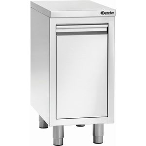 Bartscher Roestvaststalen afvalbak van 28 liter, uitneembare binnenemmer - 316347