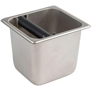 APS GN 1/6 stellingcontainer, 17,6 x 16,2 cm, diepte: 150 mm, roestvrij staal, 2,4 liter - zilver Roestvrij staal 81611