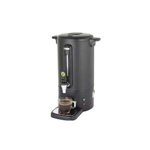 Hendi Elektrische Percolator - 14 Liter - Mat Zwart - Enkelwandige Koffiemachine Horeca
