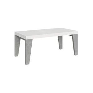 Itamoby Uitschuifbare tafel 90x180/284 cm Naxy Mix wit essenblad cement poten - 8050598046197