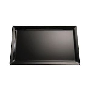 APS GN 2/4 tray -PURE- 53 x 16,2 cm, H: 3 cm - zwart Synthetisch materiaal 83434