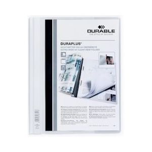 Durable personaliseerbare snelhechtmap Duraplus wit - 257902