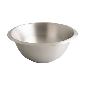 Matfer Bourgeat ronde RVS beslagkom 30cm - zilver Roestvrij staal 703030