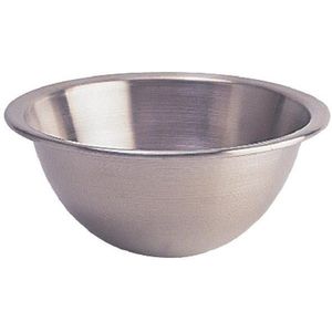 Matfer Bourgeat ronde RVS beslagkom 30cm - zilver Roestvrij staal K557