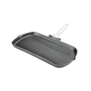 Gietijzeren grillpan - 38 x 23cm