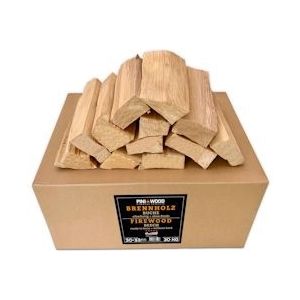 PINI 30 kg brandhout ZONDER SCHORS Beuken 30-33 cm grillhout voor pizza oven grill roker open haard vuurschaal - Massief hout BR-ENTR-30-33cm-30kg