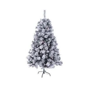 SVITA kunstkerstboom sneeuwdecoratie kerstboom kunstboom PVC 150 cm - Synthetisch materiaal 92028