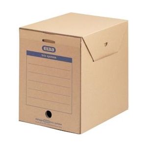 Elba Maxi Tric System archiefdoos, formaat 23,6 x 33,3 x 30,8 cm, beige/vanille, Pak van 6 - 4002030120808