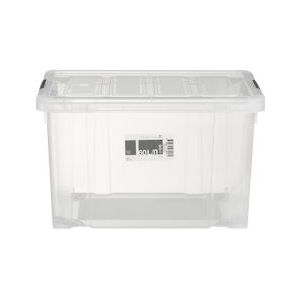 Tarrington House Clear Box, met deksel, 60 l, transparant - transparant Polypropyleen, kunststof 815525