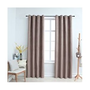 vidaXL-Gordijn-verduisterend-met-metalen-ringen-2-st-140x245-cm-taupe