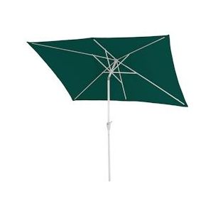Mendler Parasol N23, tuinparasol, 2x3m rechthoekig kantelbaar, polyester/aluminium 4,5kg UV-bescherming 50+ ~ groen - groen Textiel 97717