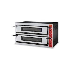 GGF Gastro Pizzaoven Pizza Flammkuchen 2 kamers 1370x850x750mm 18 kW 500°C - PP0512636