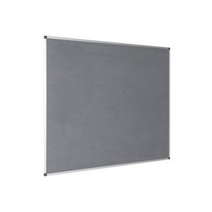 Bi-Office Maya Grijs Viltbord Met Aluminium Omlijsting, 150x120 cm - grijs Weefsel FA1242170