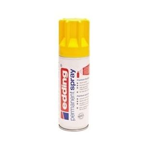 Edding permanent spray 5200, 200 ml, verkeersgeel mat - blauw Papier 4004764966882