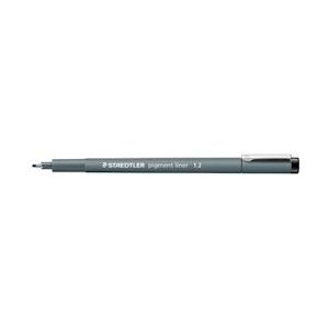 Staedtler fineliner pigment liner 1,2 mm zwart - 706484