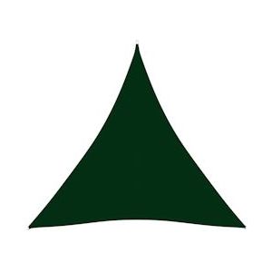 vidaXL Zonnescherm driehoekig 4x4x4 m oxford stof donkergroen - groen 135506