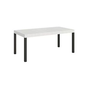 Itamoby Uitschuifbare tafel 90x180/440 cm Everyday Antraciet Witte Asstructuur - 8050598017944
