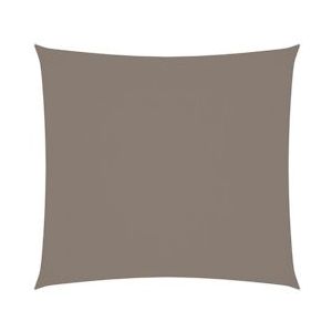 vidaXL Zonnescherm vierkant 2x2 m oxford stof taupe - beige 135410