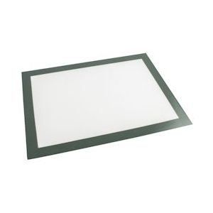 METRO Professional Siliconen-fiberglazen bakmat, 40 x 30 cm, grijs / wit - wit Siliconen 556912