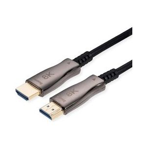 VALUE Ultra HDMI actieve optische 8K kabel, 50 m - zwart 14.99.3487