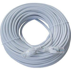 ValeDelucs Internetkabel Netwerkkabel 10 meter - CAT6 UTP kabel RJ45 - Grijs - grijs VD6U-10M