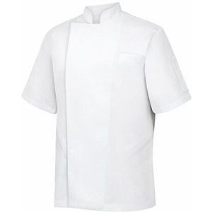 METRO PROFESSIONAL Heren koksjas met korte mouwen, maat XXXL, wit - XXXL wit Multi-materiaal 7155-25