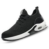 Shraks Veiligheidsschoenen - Werkschoenen voor Dames en Heren - Stalen Neus - Sneaker - Ademend en licht design - Maat 41 - 41 zwart Multi-materiaal 8720648746079