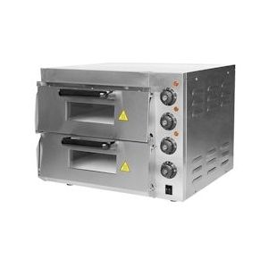 Pizza Oven RVS - 50°C-350�°C - 3000W - 560x560x(H)440mm