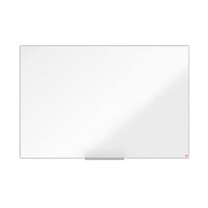 Nobo Magnetisch stalen whiteboard 1500x1000mm met smal frame en InvisaMount™ montagesysteem - wit 1915404