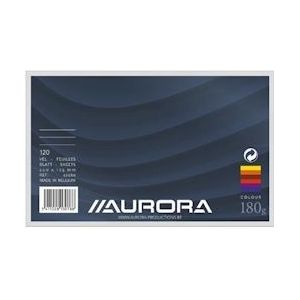 Aurora gekleurde systeemkaarten Ficolor - blauw Papier 5411028130788