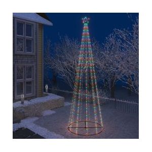 vidaXL Kegelkerstboom 752 LED's 160x500 cm meerkleurig - 51293