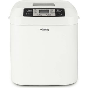 H.Koenig BAKE320 broodbakmachine 12 programma's - wit Kunststof 3701335301950