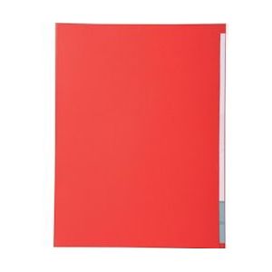 Exacompta dossiermap Forever met zichtrand, ft A4, pak van 100, rood - rood 421012E